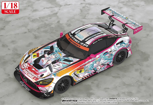(Rerelease) 1/18th Scale Good Smile Hatsune Miku AMG 2021 SUPER GT 100th Race Commemorative Ver.