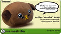 Toynami Mameshiba Medium Mocha Bean Plush