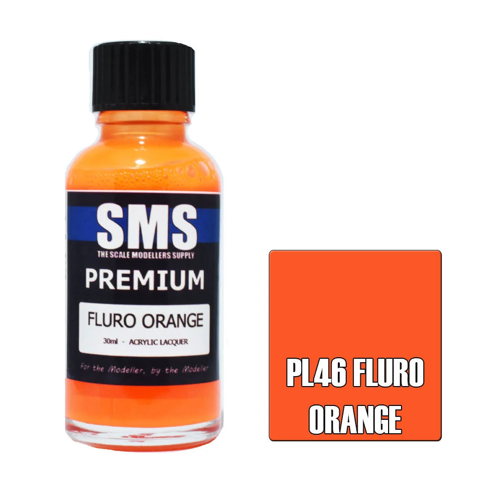 Premium FLURO ORANGE 30ml (Box of 6)