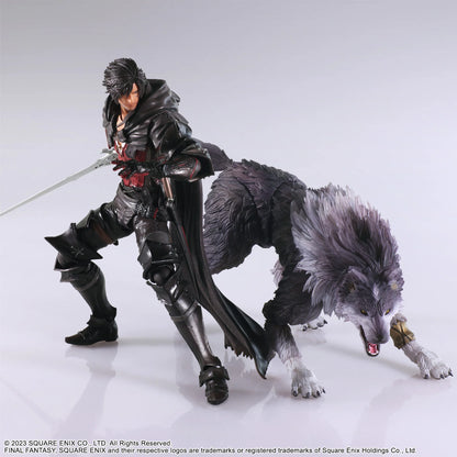 Final Fantasy XVI Clive Rosfield & Torgal Bring Arts Action Figure Set