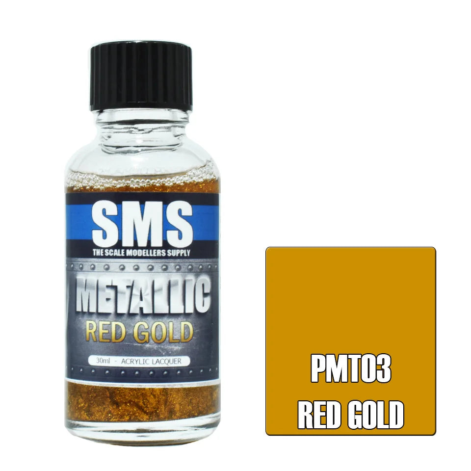 Metallic RED GOLD 30ml (Box of 6)