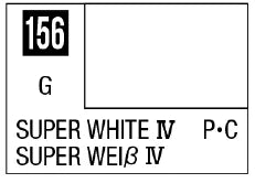 Mr. Color 156 - Super White IV (Gloss/Primary Car) (Box of 6)