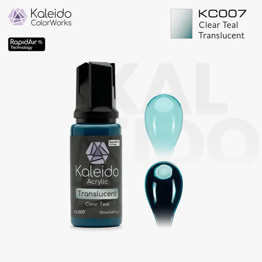 KC007 Clear Teal (Box of 6)