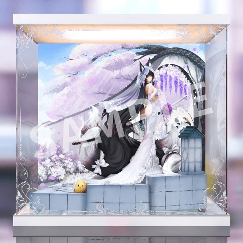 1/7 Scale [Azur Lane] Musashi「Purest Wisteria」Ver. with LED Acrylic Display Box Painted Figure w BONUSes