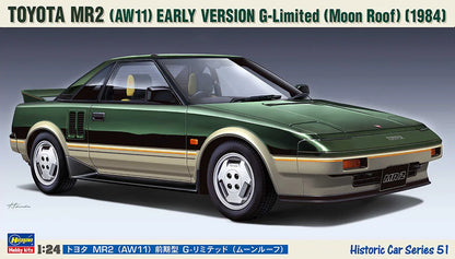 Hasegawa 1:24 Toyota MR2 (AW11) Early Version G-Limited Model Kit
