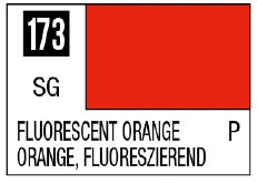 Mr. Color 173 - Fluorescent Orange (Gloss/Primary) (Box of 6)