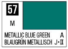 Mr. Color 57 - Metallic Blue Green (Metallic/Aircraft) (Box of 6)