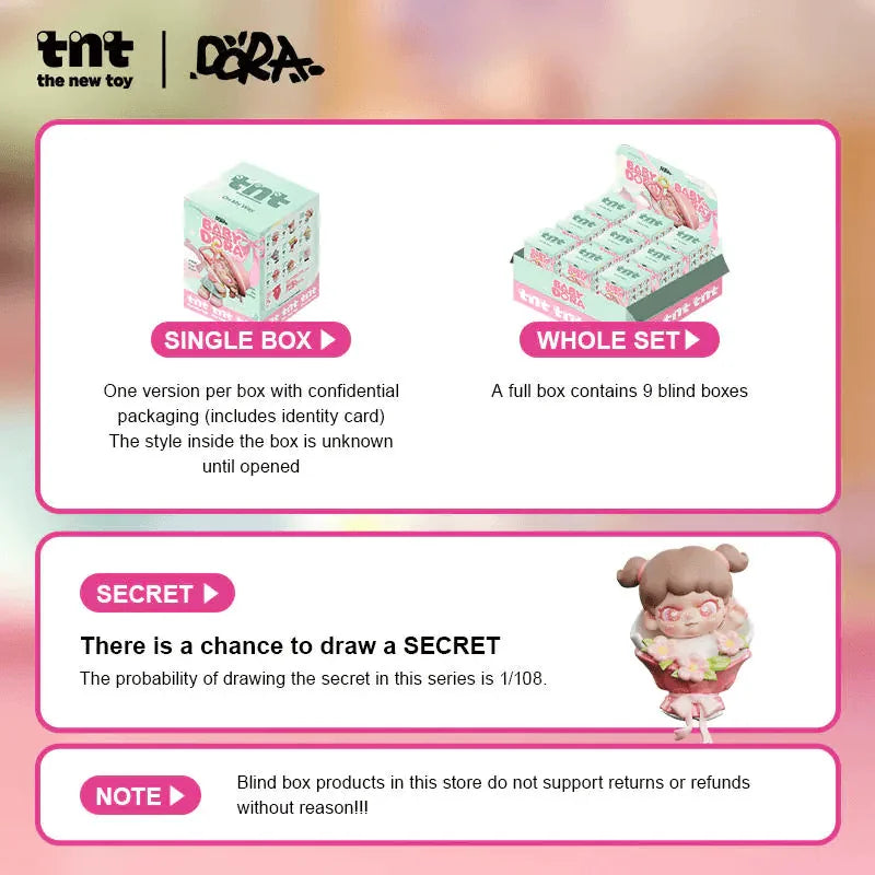 TNT Space Baby DORA Tiny Time Series Blind Box Pendant