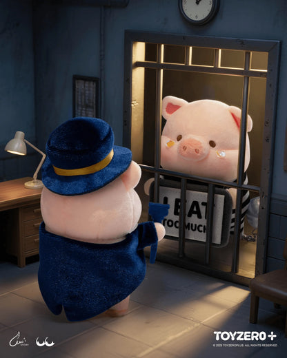 LuLu the Piggy LuLuLand - Too Cute to Jail Prisoner Lu Plush Keychain (Box of 2)