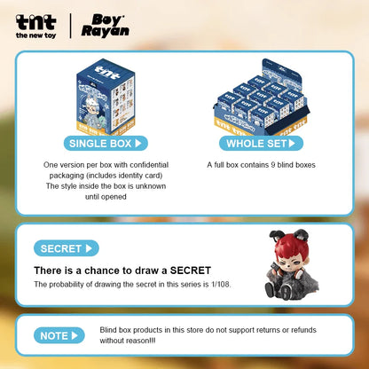 TNT SPACE Rayan No Puppies No World Blind Box Art Toy Figures