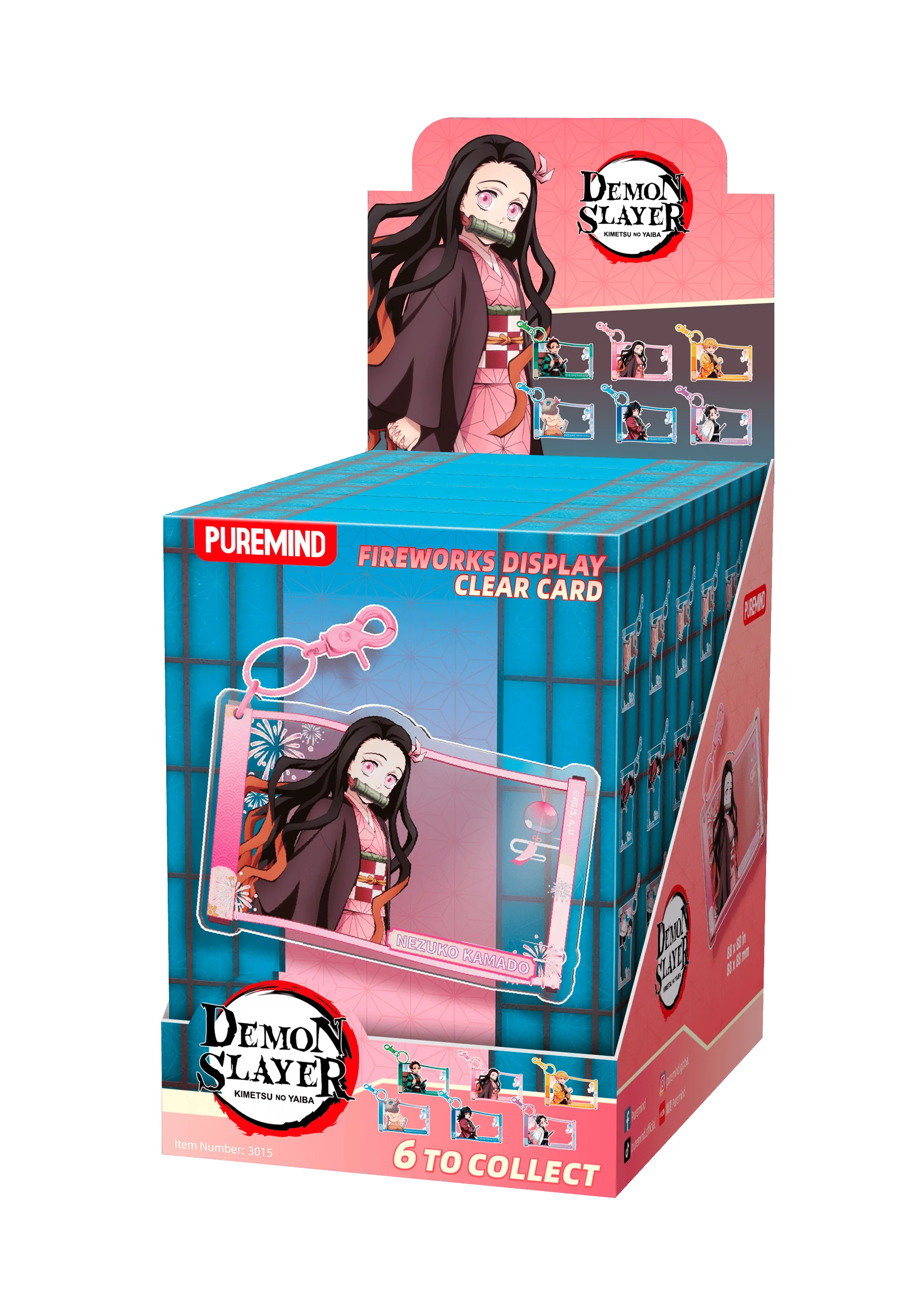 Demon Slayer - Fireworks display Clear Card (Box of 6)