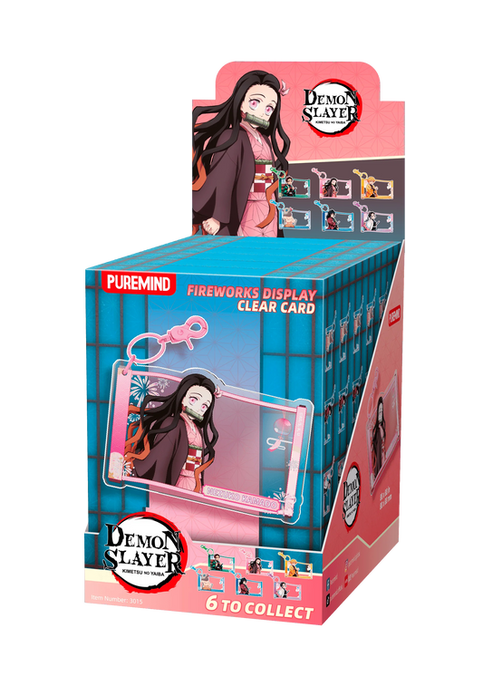 Demon Slayer - Fireworks display Clear Card (Box of 6)