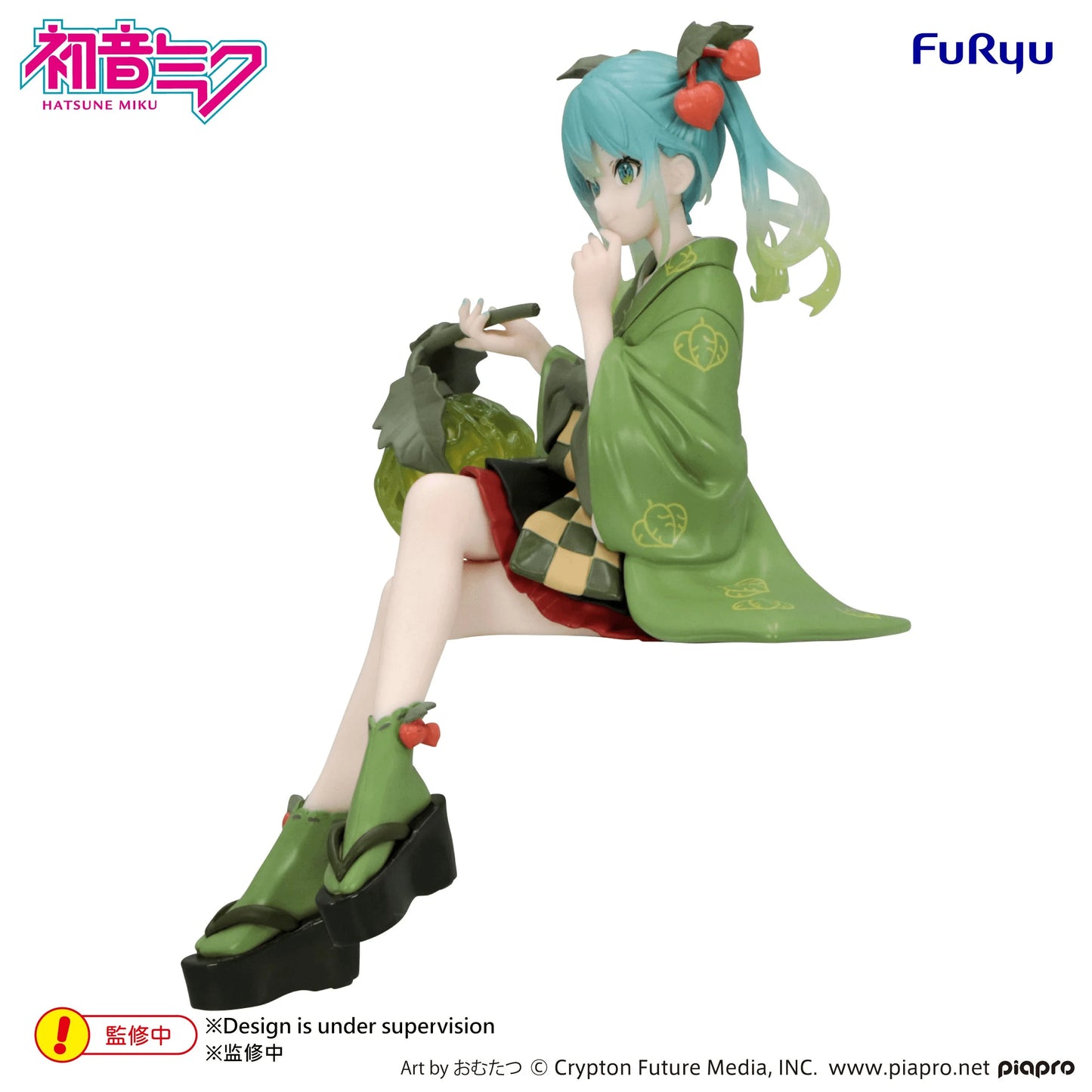 Hatsune Miku Noodle Stopper Figure -Flower Fairy Winter Cherry Green Color ver.-