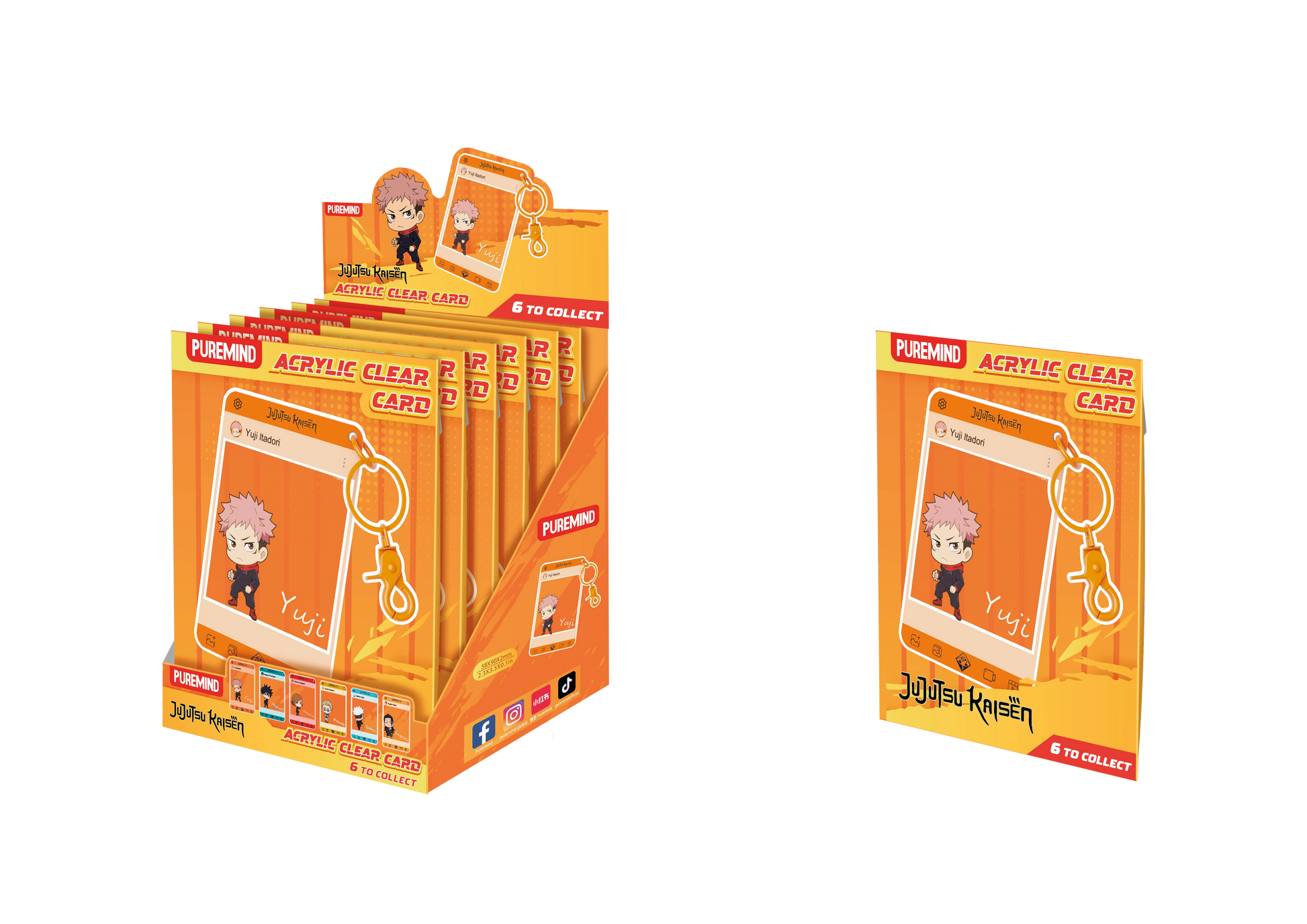 Jujutsu Kaisen S2 - Acrylic Clear Card (6 units/set) (Box of 6)