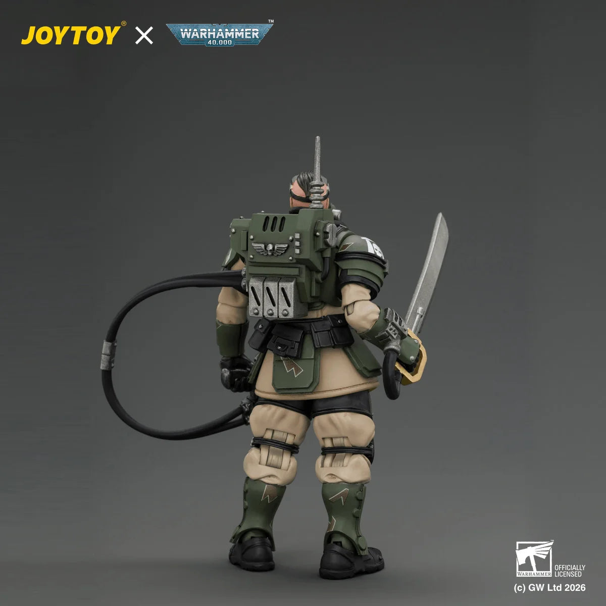 Astra Militarum Kasrkin 7 with Hot-shot Laspistol and Power Sword