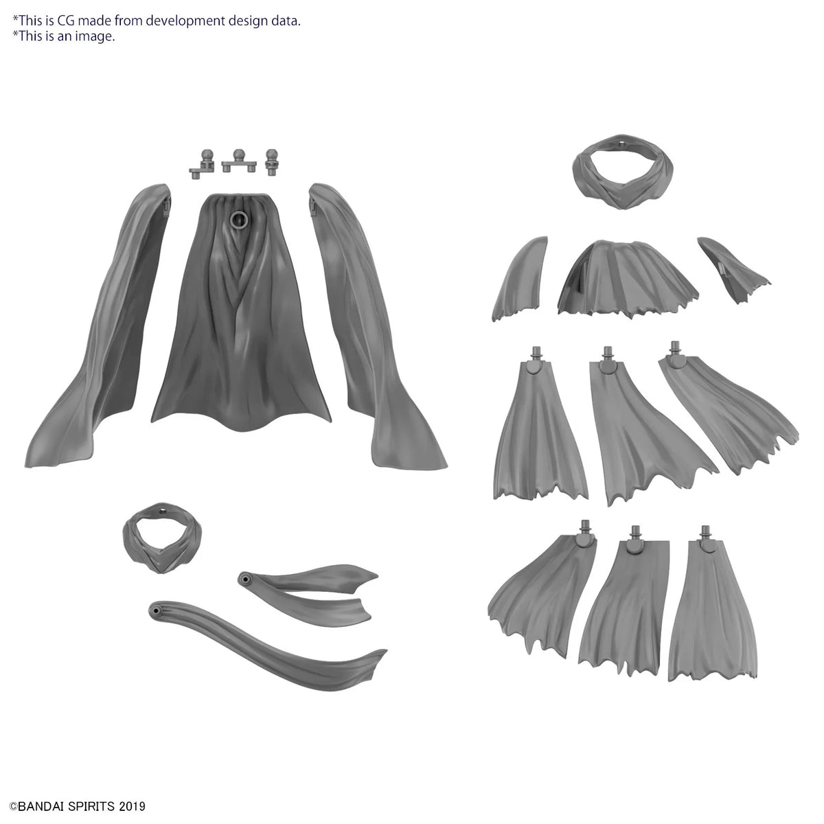 30MM 1/144 OPTION PARTS SET 14 (MULTI CLOTH)