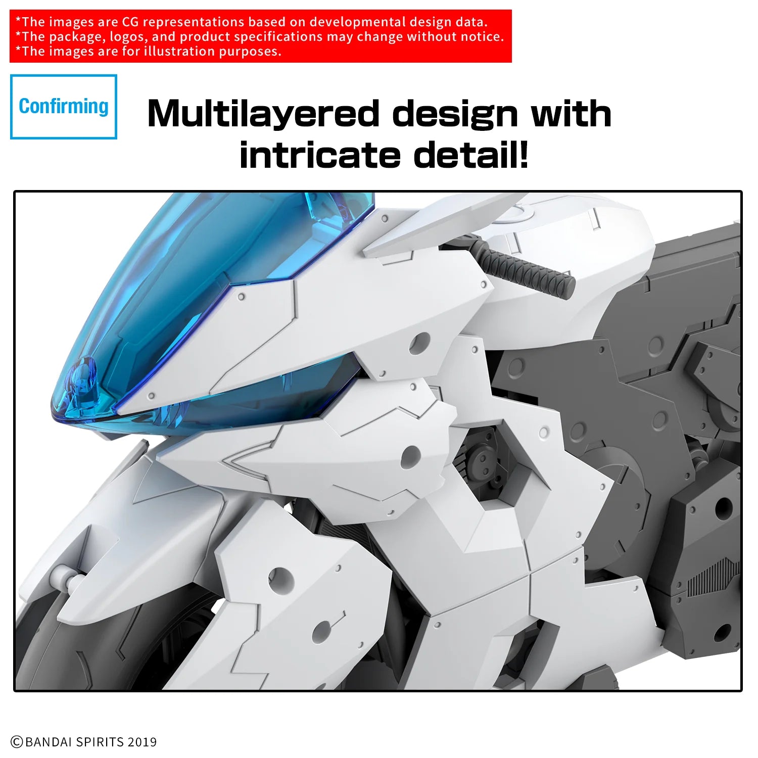 30MM 1/144 Extended Armament Vehicle （BOOST BRAVE BIKE Ver.）