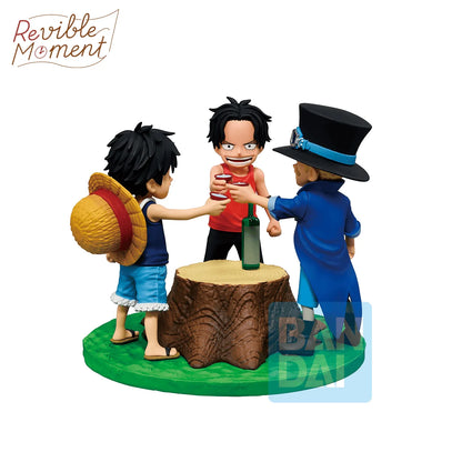 Bandai Spirits Ichibansho Ace Sabo Luffy Dramatic Memories Action Figure