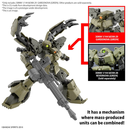 30MM 1/144 bEXM-29 GARDONOVA [GREEN]