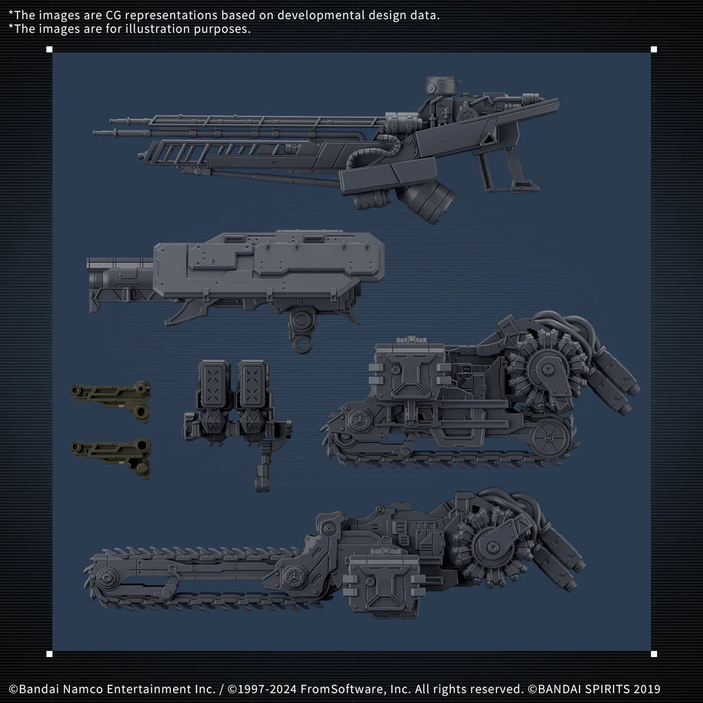 30MM ARMORED CORE Ⅵ FIRES OF RUBICON RaD CC-3000 WRECKER MILK TOOTH