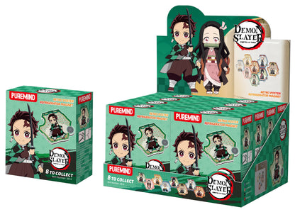Demon Slayer - Retro Poster Refrigerator Magnet (Box of 8)