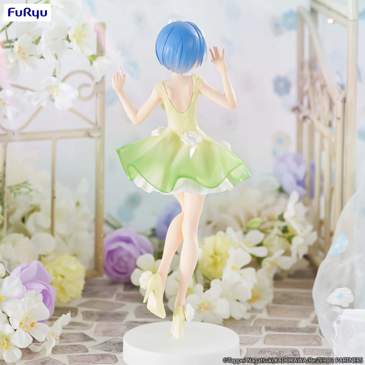 FuRyu Re:ZERO Rem Flower Dress Trio-Try-iT Figure