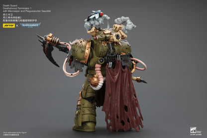 Death Guard Deathshroud Terminator 1 with Manreaper and Plaguespurter Gauntlet