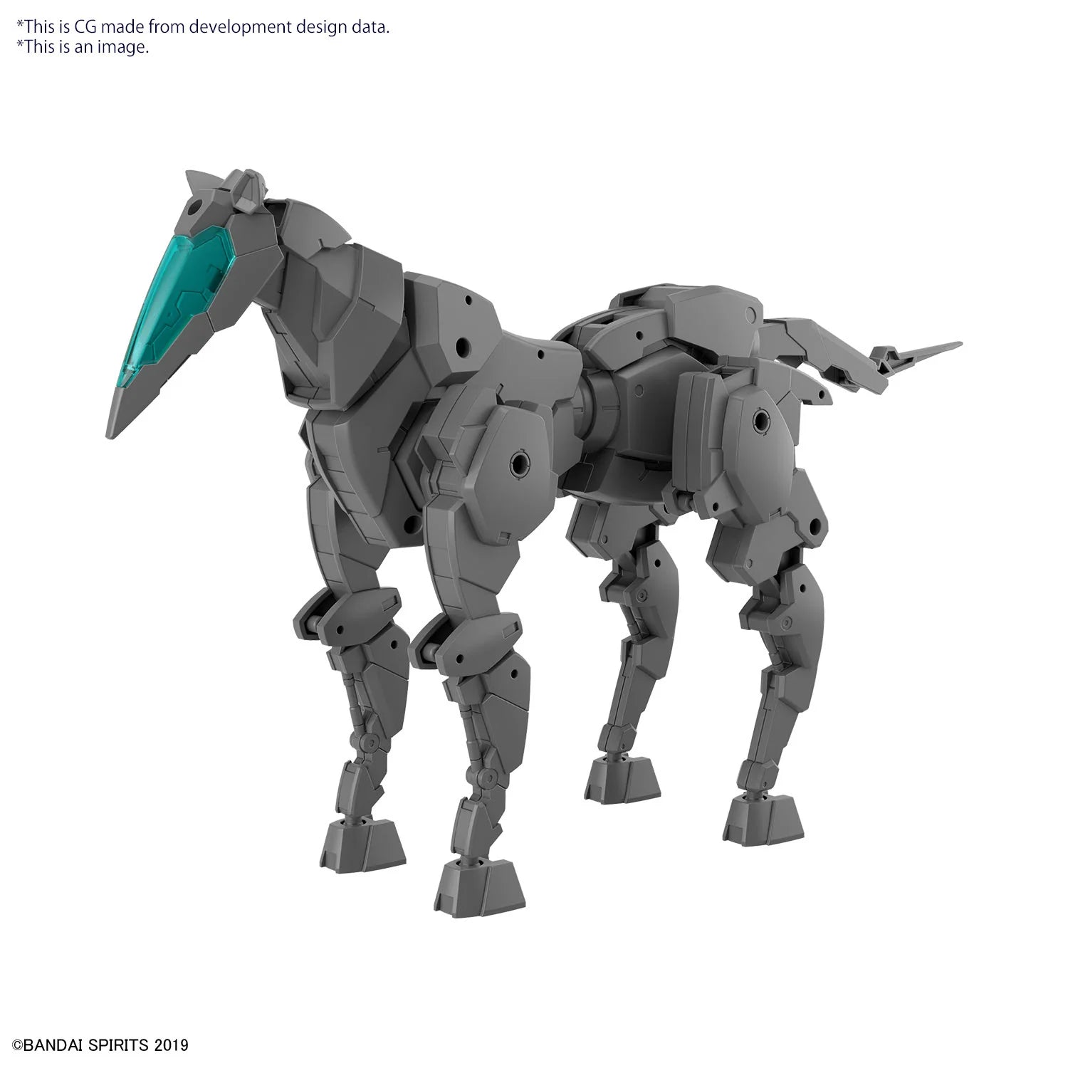 30MM 1/144 Extended Armament Vehicle (HORSE MECHA Ver.) [DARK GRAY]