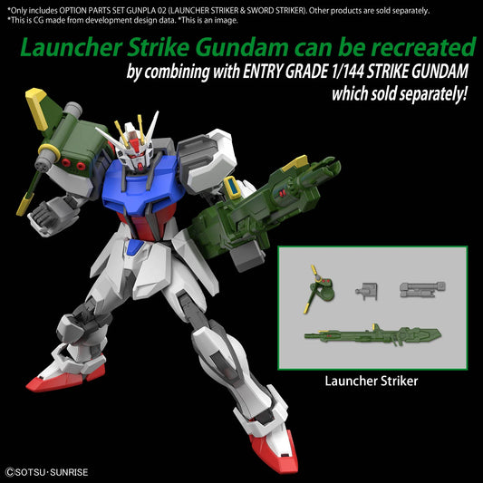 Gundam SEED Option Parts Set 02 Launcher Striker & Sword Striker