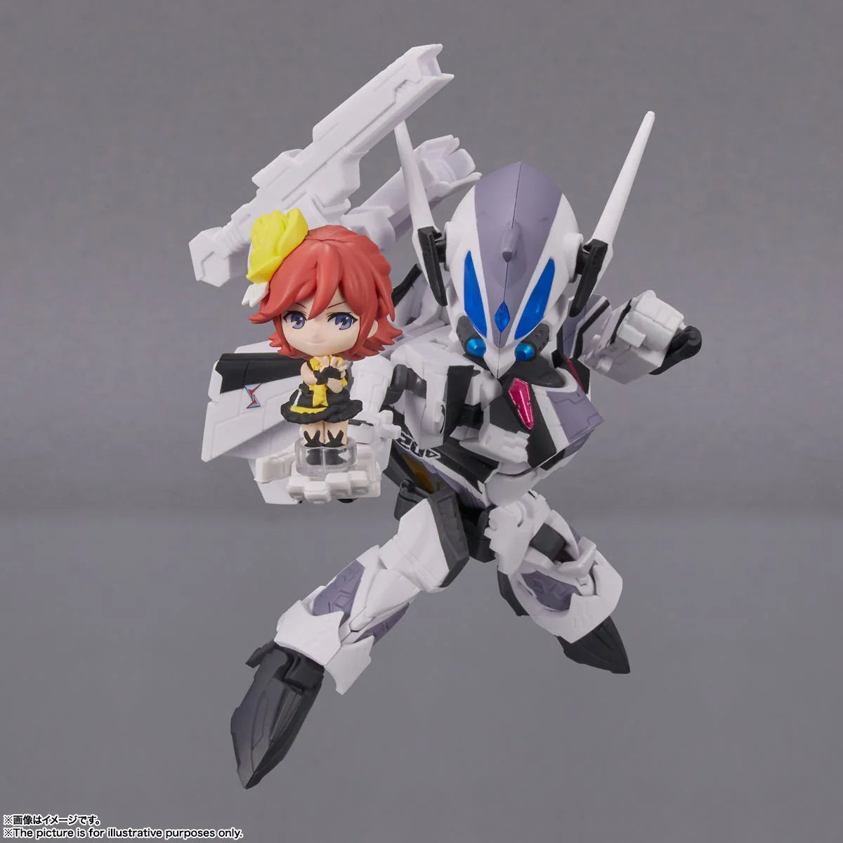 Tamashii Nations Tiny Session VF-31F Siegfried Kaname Buccaneer Action Figure