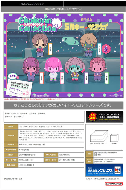 MegaHouse Chokorin Collection Milky☆Subway The Galactic Limited Express Chibi Figures