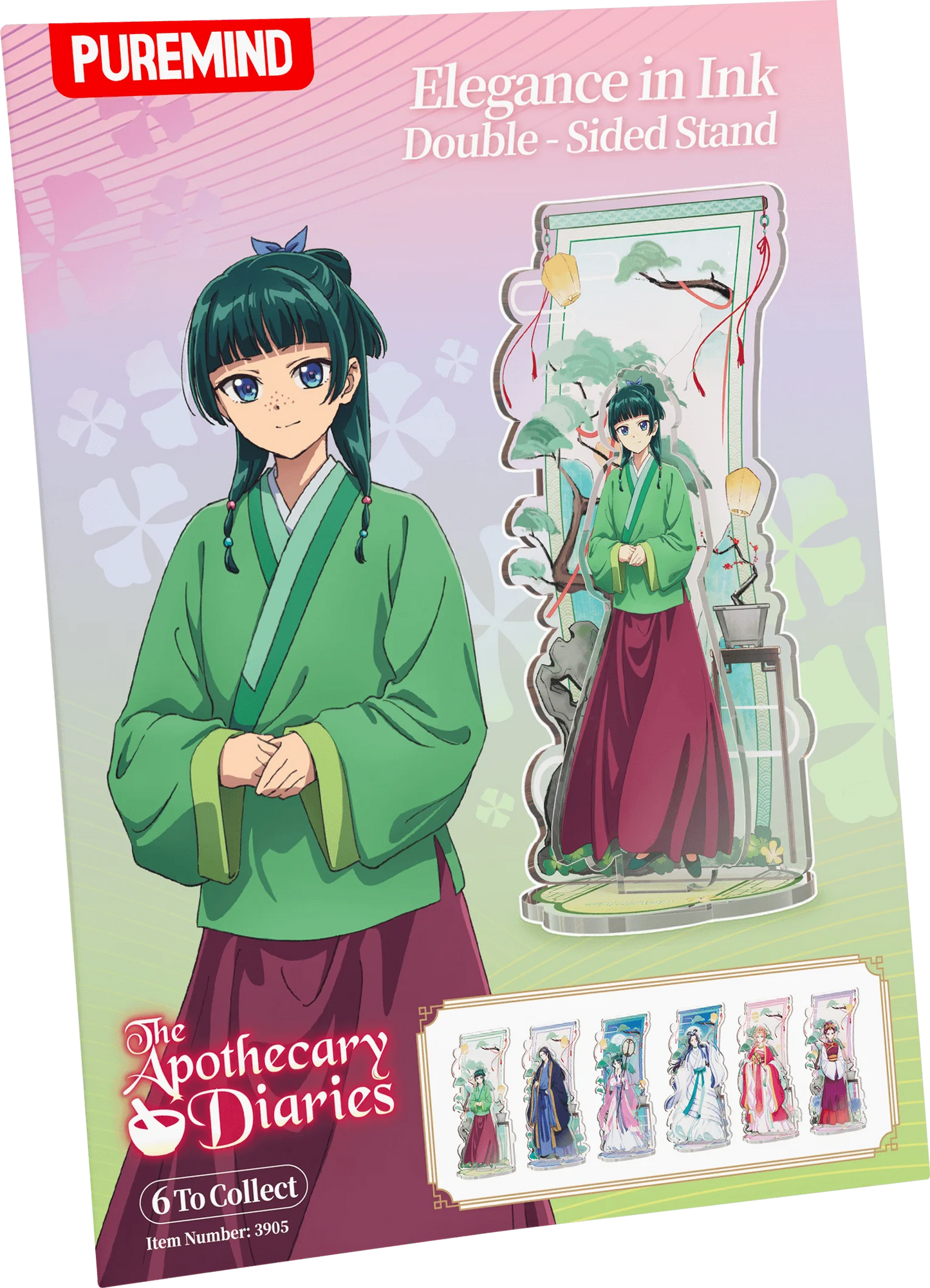 The Apothecary Diaries - Elegance in Ink Double Sided Stand (6 units/set) (Box of 6)