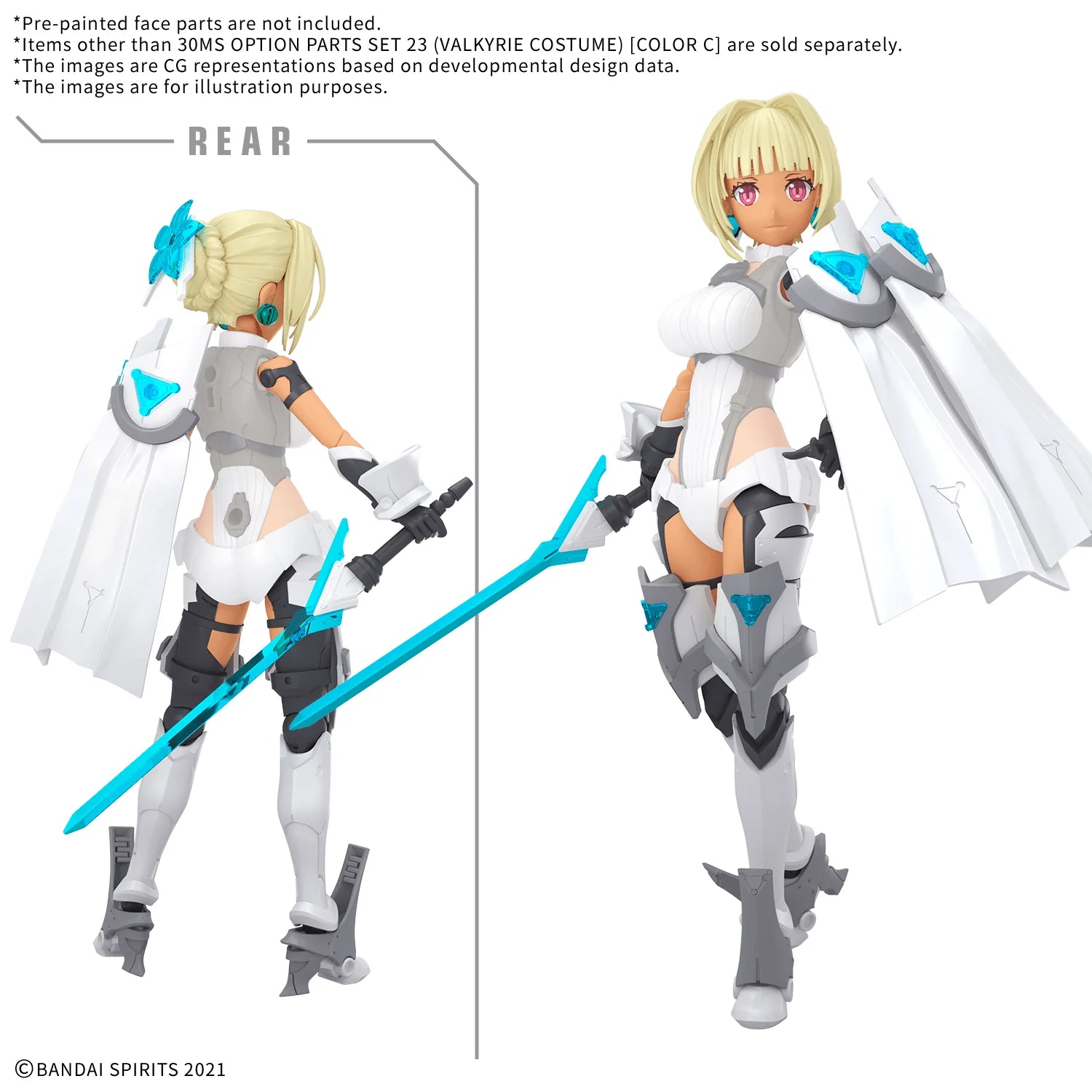 30MS OPTION PARTS SET 23 (VALKYRIE COSTUME) [COLOR C]