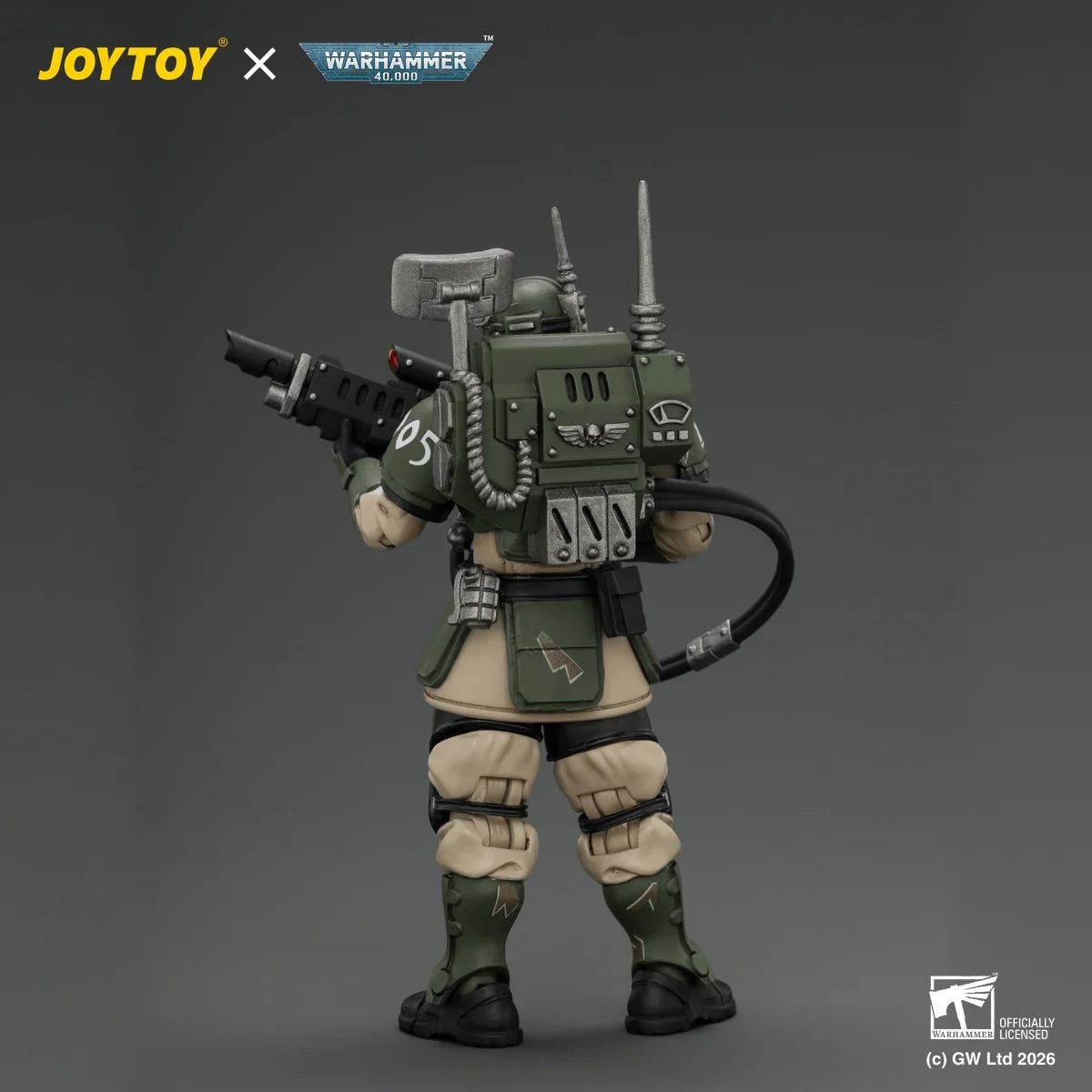 Astra Militarum Kasrkin 3 with Hot-shot Lasgun and Vox-caster