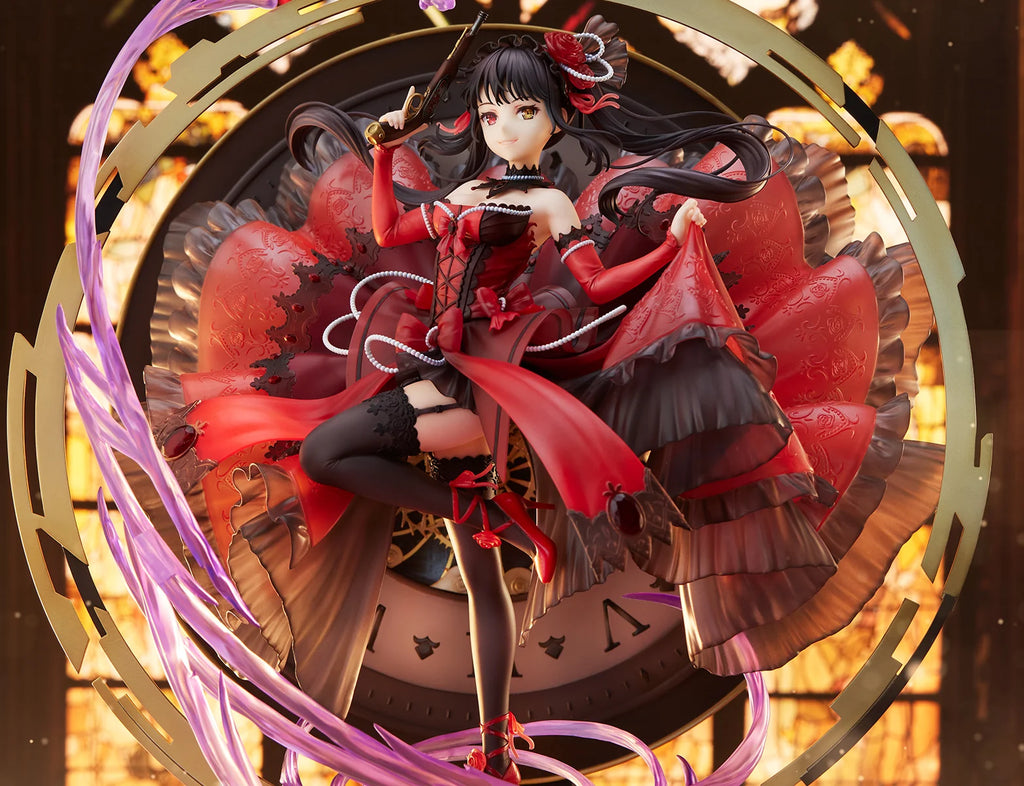 eStream Date a Bullet Kurumi Tokizaki Pigeon Blood Ruby Dress Scale Figure