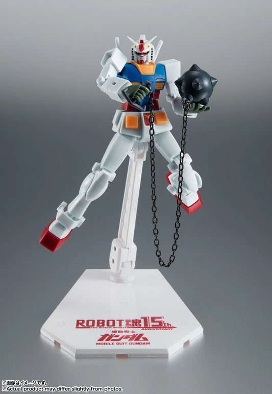 Tamashii Nations Robot Spirits RX-78-2 Gundam Ver. A.N.I.M.E. 15th Anniversary Action Figure