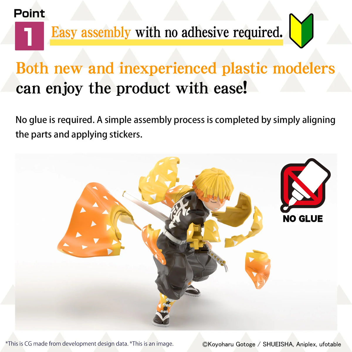 Demon Slayer Model Kit AGATSUMA ZENITSU