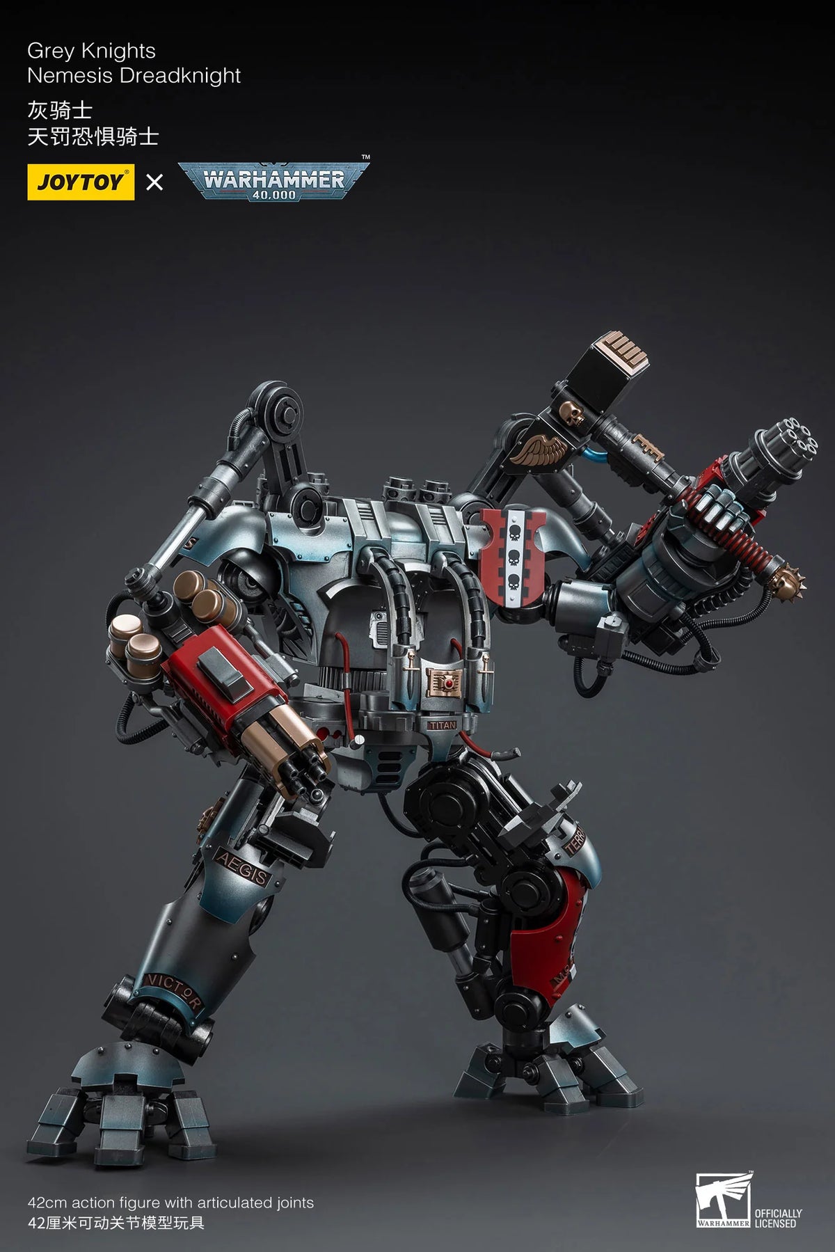 JOYTOY Grey Knights Nemesis Dreadknight Collectible Figure