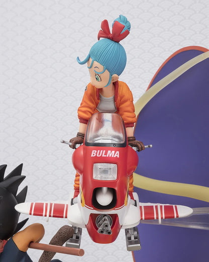 Tamashii Nations FiguartsZero Son Goku & Bulma Dragon Ball Action Figure Set
