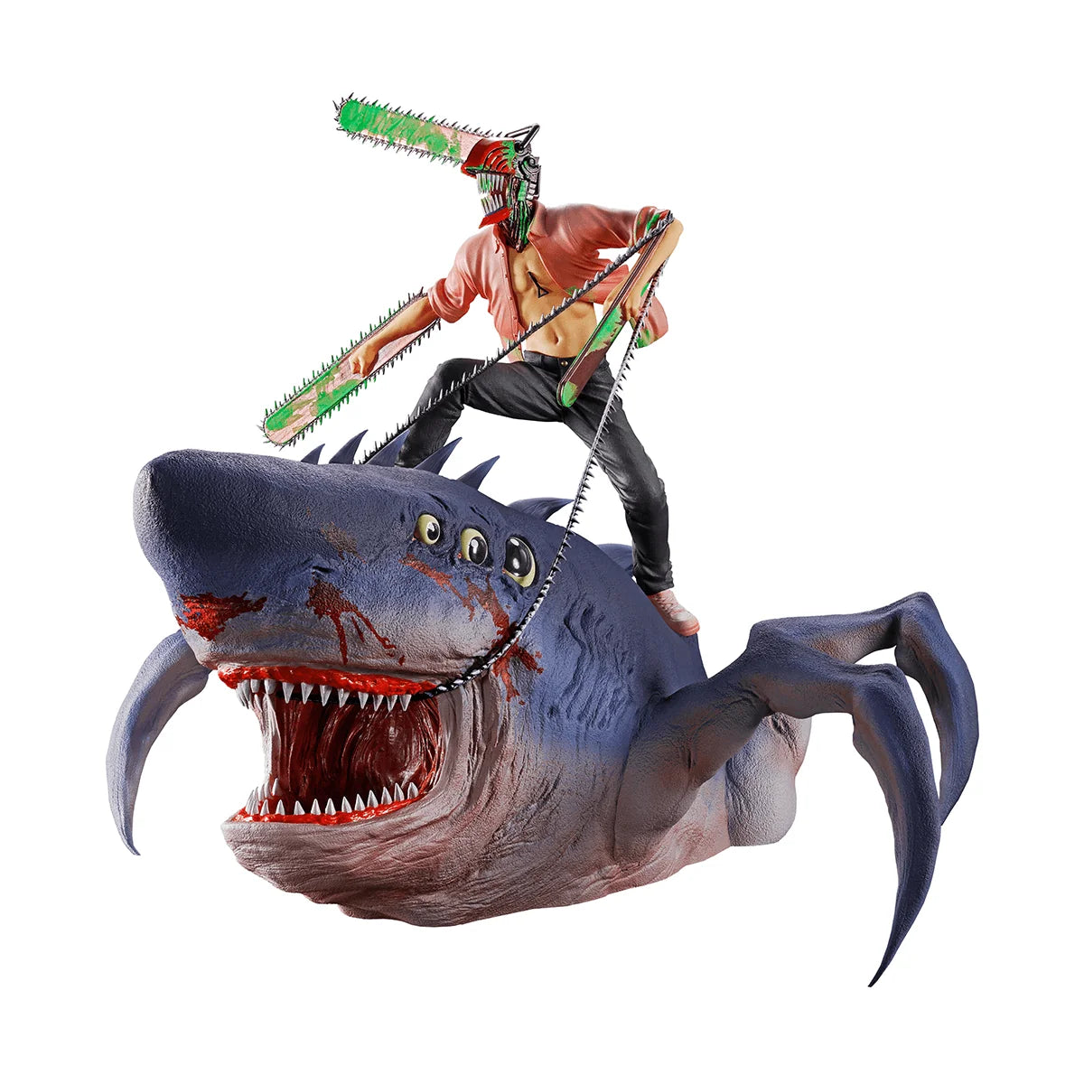 Bandai Spirits Ichibansho Chainsaw Man Denji & Beam Mega Impact Figure