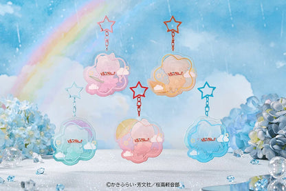 K-ON! Fluffy Rain Series Collectible Acrylic Keychain