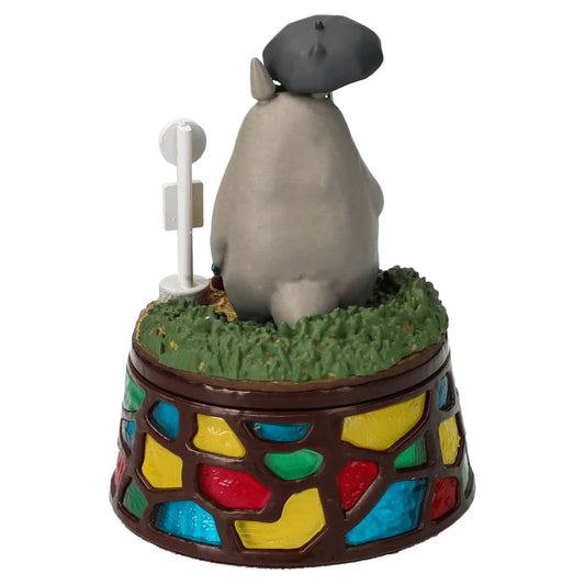 Benelic My Neighbor Totoro Bus Stop Storage Box with Stained Glass Pedestal