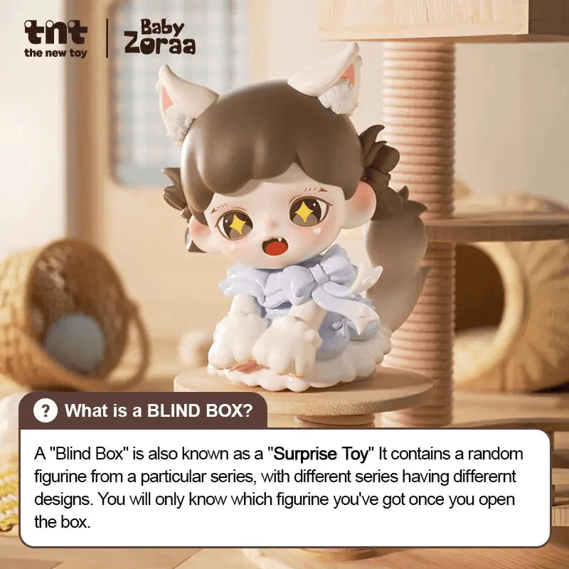 TNT Space Zoraa Meow Cat Face Blind Box Figures