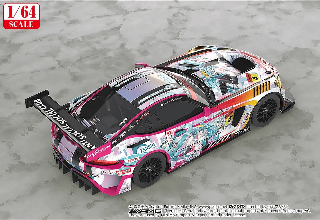 1/64 Scale Good Smile Hatsune Miku AMG 2021 SUPER GT Round 5 Ver. - Release Date: 02/2022
