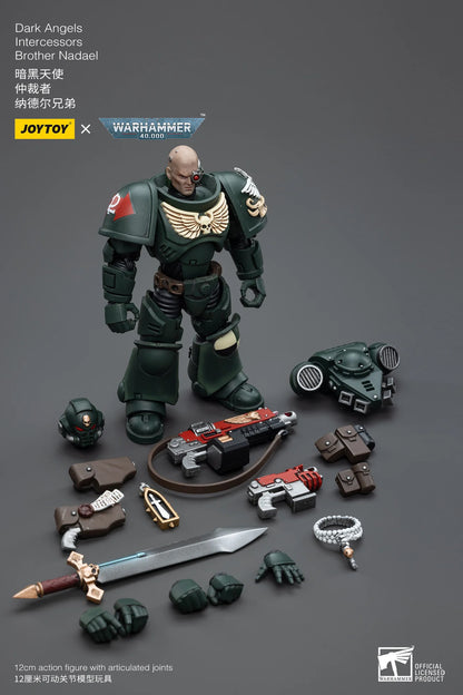 JOYTOY Warhammer 40K Dark Angels Intercessors Brother Nadael Action Figure