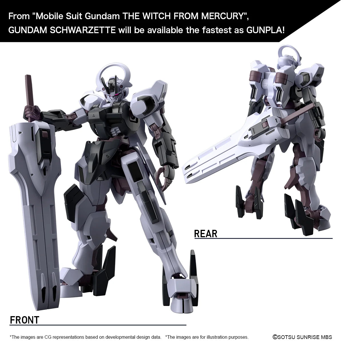 HG 1/144 GUNDAM SCHWARZETTE-4573102650245