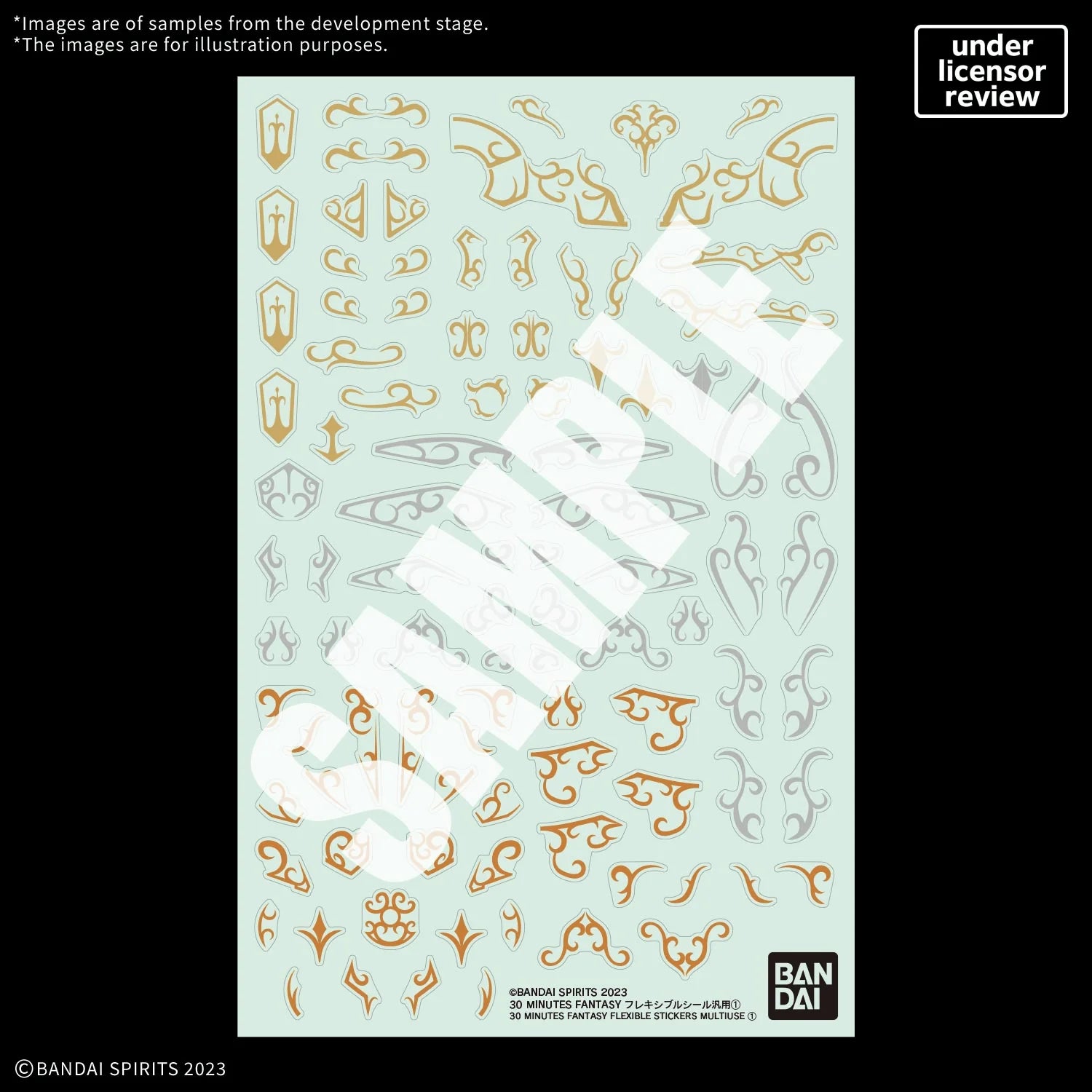 30 MINUTES FANTASY FLEXIBLE STICKERS MULTIUSE ① (Box of 6)