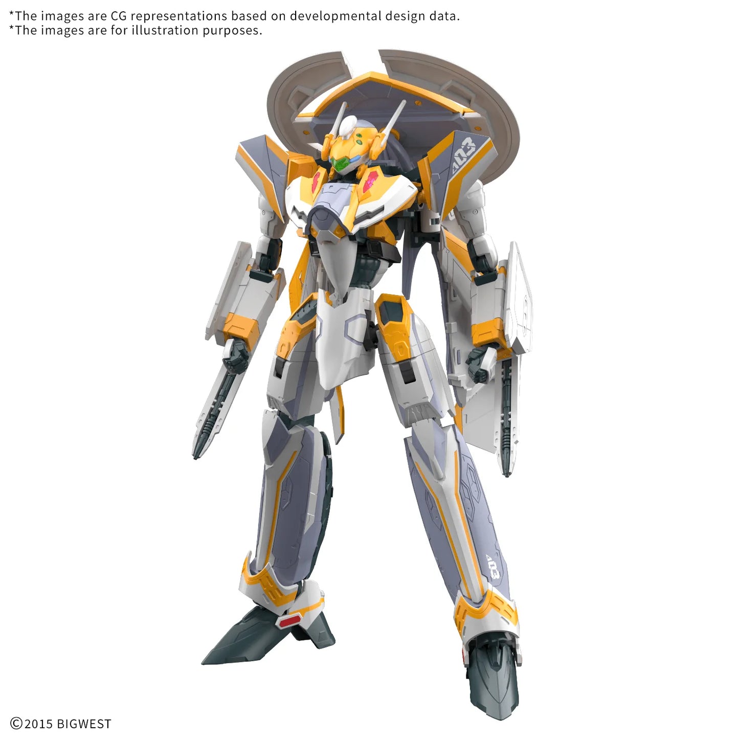 HG 1/100 VF-31E SIEGFRIED （CHUCK MUSTANG USE）