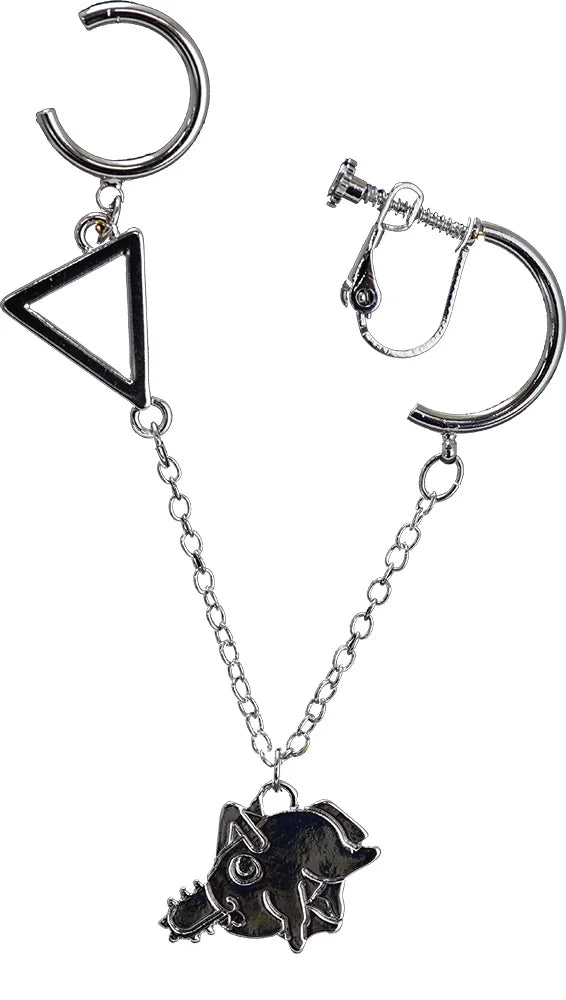 Chainsaw Man Pochita Swaying Clip-On Earrings