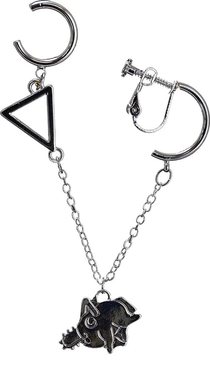 Chainsaw Man Pochita Swaying Clip-On Earrings